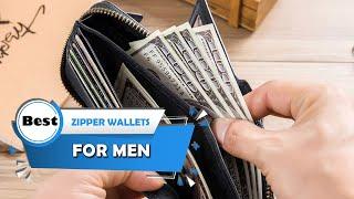 Best Zipper Wallets for Men Buying Guide - Top 5 Review 2023 - Slim Leather Zipper Wallets
