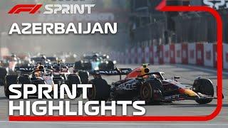 F1 Sprint Highlights  2023 Azerbaijan Grand Prix