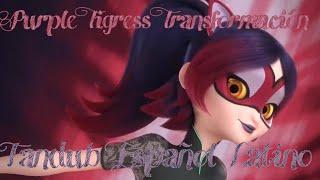 Miraculous Ladybug Purple Tigress Transformación  Fandub Español Latino