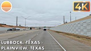 Lubbock Texas to Plainview Texas Drive with me on a Texas highway