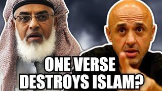 Muslim SILENT & BAFFLED At ONE Quran Verse DESTROYING Islam Debate  Sam Shamoun