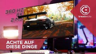 DARAUF solltest du beim KAUF EINES GAMING MONITORS achten GIGABYTE M32U 4K 144 Hz