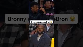 Need Bronny to do this as Brons teammate now 