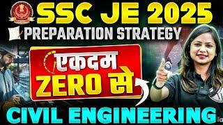 SSC JE 2025  Civil Engineering Students कैसे करे Preparation SSC JE के लिए ?  Beginner Strategy