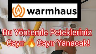 WARMHAUS KOMBİ PETEKLER ISINMIYORSA MUHAKKAK BU YÖNTEMİ DENEYİN CAYIR CAYIR ISINACAK