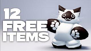 HURRY GET 12 FREE ROBLOX ITEMS 2024