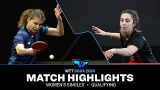 Camille Lutz vs Ozge Yilmaz  WS Qual  WTT Contender Doha 2024