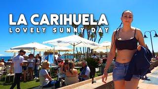 La Carihuela Torremolinos Spain Lovely Sunny Day Update April 2023 Costa del Sol  Málaga 4K