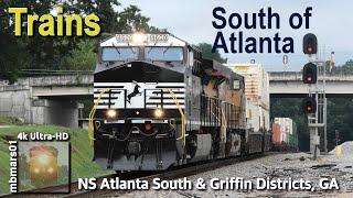 8S4k Norfolk Southern Trains South of Atlanta Atlanta South & Griffin Districts GA 07122022