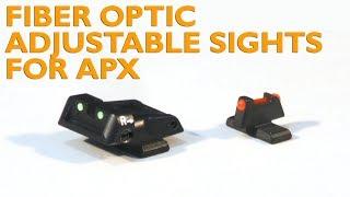 Beretta APX - Fiber Optic Adjustable Sights Kit