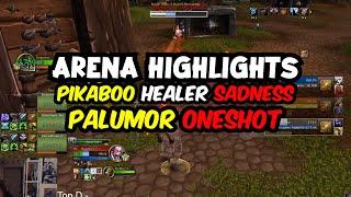 Pikaboo Experience The Healer Struggle in Solo Shuffle..  ARENA HIGHLIGHTS PRO PLAYERS