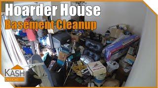 HOARDER Basement Extreme Speed Clean  - Time-Lapse DIY