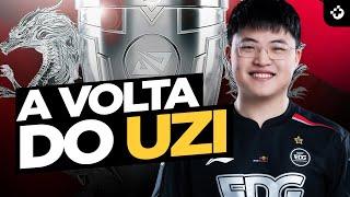 O RETORNO DO REI UZI ESTÁ de VOLTA NA LPL em EDG vs IG