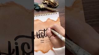 Unique Front Page Idea History  #shorts #frontpage #nhuandaocalligraphy #satisfying