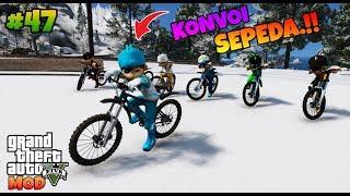 GTA 5 MOD BOBOIBOY KUASA 7 KONVOI SEPEDAH RAME RAME