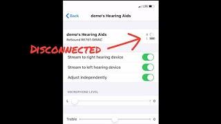 How to Reconnect your Hearing Aids to your iPhone