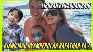 ASIK  BAPAU DAN KIANO LIBURAN KE LABUAN BAJO MAU NYAMPERIN AA RAFATHAR YA??