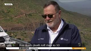 Road Safety  Vanrhyns Pass bus crash death toll in Western Cape rises to 10