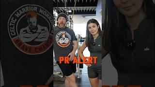 Cathy Kelley CRUSHES her PR on the Glute Drive  