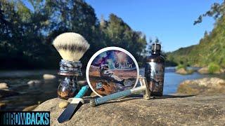 Chillin Hendrix Classics Gillette Starburst Razor Muhle STF synthetic brush