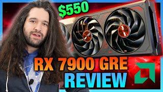 AMD Radeon RX 7900 GRE GPU Review & Benchmarks vs. RX 7900 XT 7800 XT RTX 4070 Super