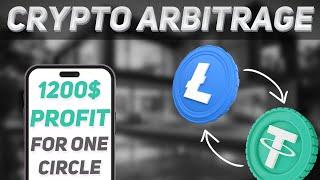 Crypto Arbitrage Litecoin  New Strategy Trading LTC  1200$ Profit  Arbitrage Trading LTC 2024
