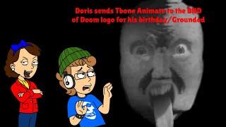 Doris sends Tbone Animate to the BND of Doom logo for his birthdayGrounded