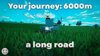 ПРОЕХАЛ 6000 МЕТРОВ ► a long road - Alpha Roblox