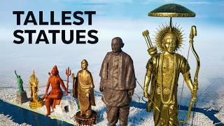 Tallest Statues in the World 3D Size Comparison