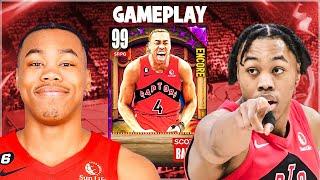 DARK MATTER SCOTTIE BARNES GAMEPLAY THE ROTY IS A TOP 10 PG IN NBA 2K23 MYTEAM