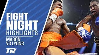 Abdullah Mason Just Bullies Lyons Gets 6th Round Stoppage  FIGHT HIGHLIGHTS