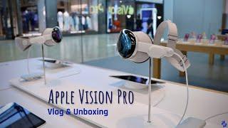 Apple Vision Pro HAS ARRIVED Unboxing + Apple Store Vlog