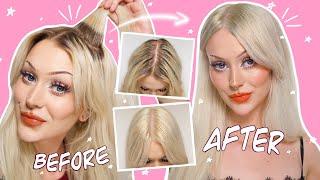 THE BEST WAY TO BLEACH YOUR ROOTS AT HOME without breakage and minimal damage 
