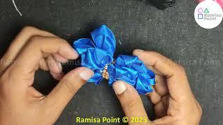 joba bow Making Tutorial with ribon  Ramisa Point