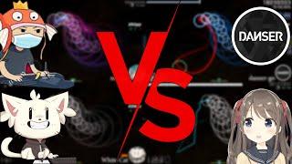 WhiteCat mrekk vs Neuro-sama + danser go  Camellia - Flamewall by Sotarks 10.21*