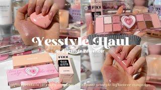 yesstyle kbeauty haul ᡣ𐭩 ｡ꪆৎ ˚ yesstyle influencer makeup skincare