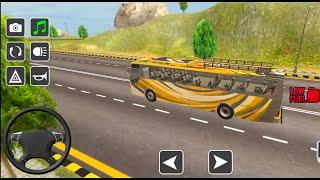 Bus driving in Indian Cities  Passenger Trip couch bus simulator bus Sim