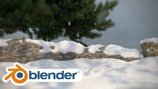 Creating Realistic Snow in Blender