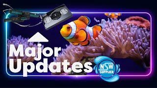 Ai Orbit 2 & switching to Natural Seawater  Reef Tank Update @hcaquaticsreefing