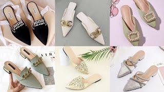 Latest mules shoes collection 2024 Stylish mules shoes design for girls