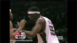 Jabari Smith 11 points 4-4 FG 4 rebounds 2 assists & 2 blocks vs. LA Lakers Feb. 9 2005