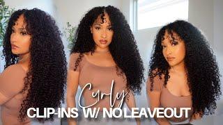 NEW No Leave Out W Clip-Ins Crochet Method Ft. Curls Queen