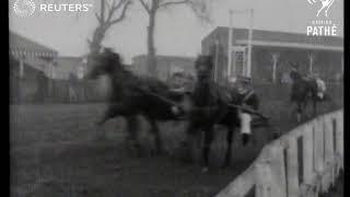 HORSE RACING Trotting races taking place at Greenford 1927