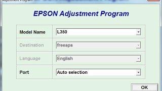 Reset Epson L350