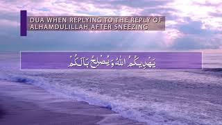 Prayer when Replying To The Reply Of Alhamdulillah After Sneezing - Daily Islamic Supplications