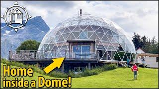 Sustainable Arctic DOME HOME recycles water & grows food