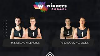 Winners Beach Volleyball. Men. M. Kyselov  V. Demchuk - M. Kurlapov  O. Doliuk 02.10.2024