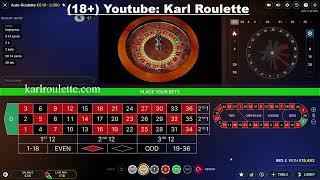 20€ to 600€ at AUTO ROULETTE EVOLUTION GAMING