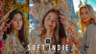 Soft Indie Preset - Camera Raw Filter Presets Free Download - Color Grading Photoshop Tutorial