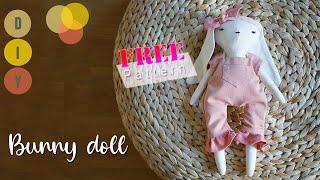 DIY Bunny doll - FREE Pattern